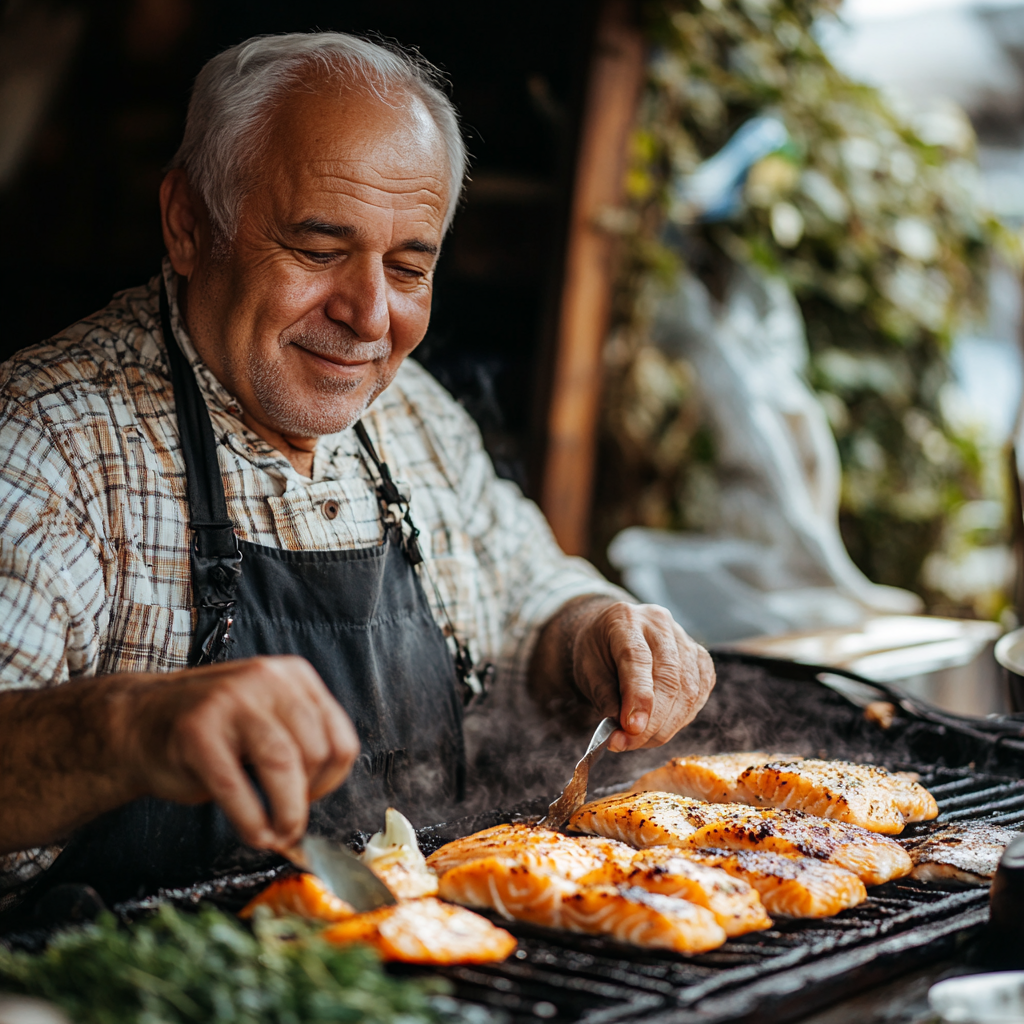 Екип от диетолози работят с възрастни клиенти